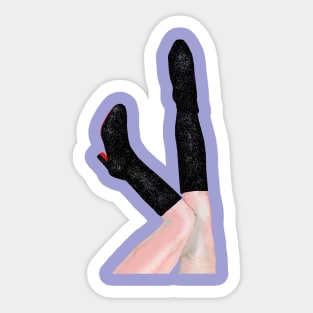 Eras Tour black glitter boots/lavender haze Sticker